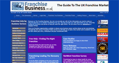 Desktop Screenshot of franchisebusiness.co.uk