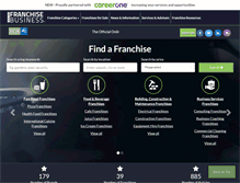 Tablet Screenshot of franchisebusiness.co.nz
